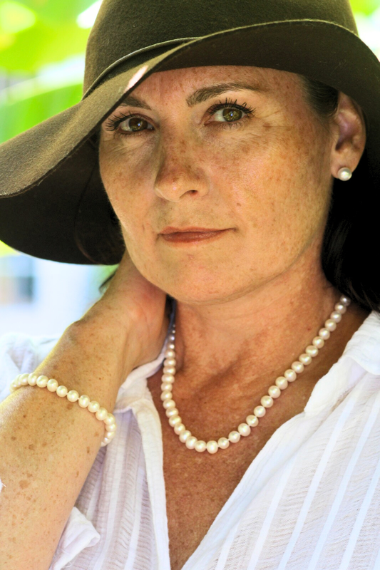 Rose Necklace and Earring Set