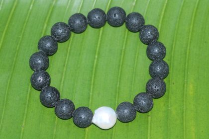 Maxmillen Bracelet (Lava/Pearl)
